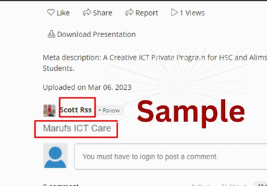 I will do complete monthly off page SEO backlink package for high quality link building
