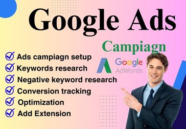 I will setup and manage google ads adwords PPC campai...