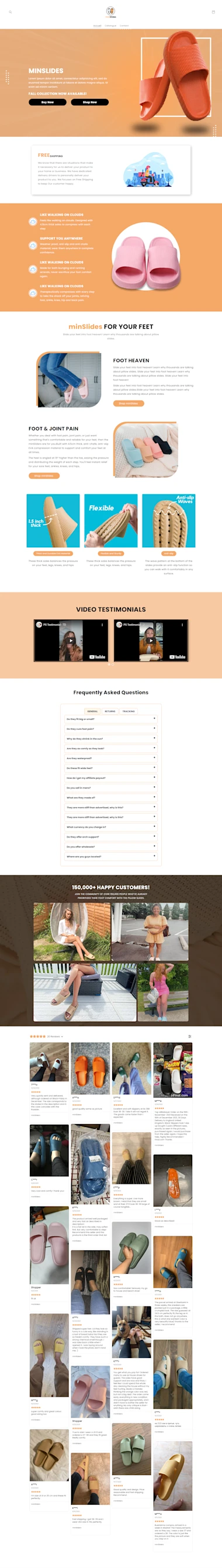 I will design a landing page on shopify
