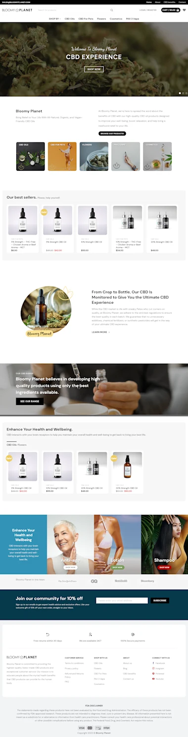 I will design a landing page on shopify