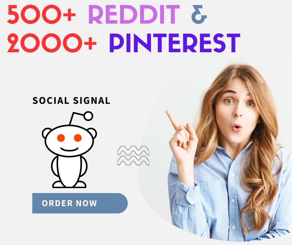 I Will Give High Rank 500+ Reddit and 2000+ pinterest...