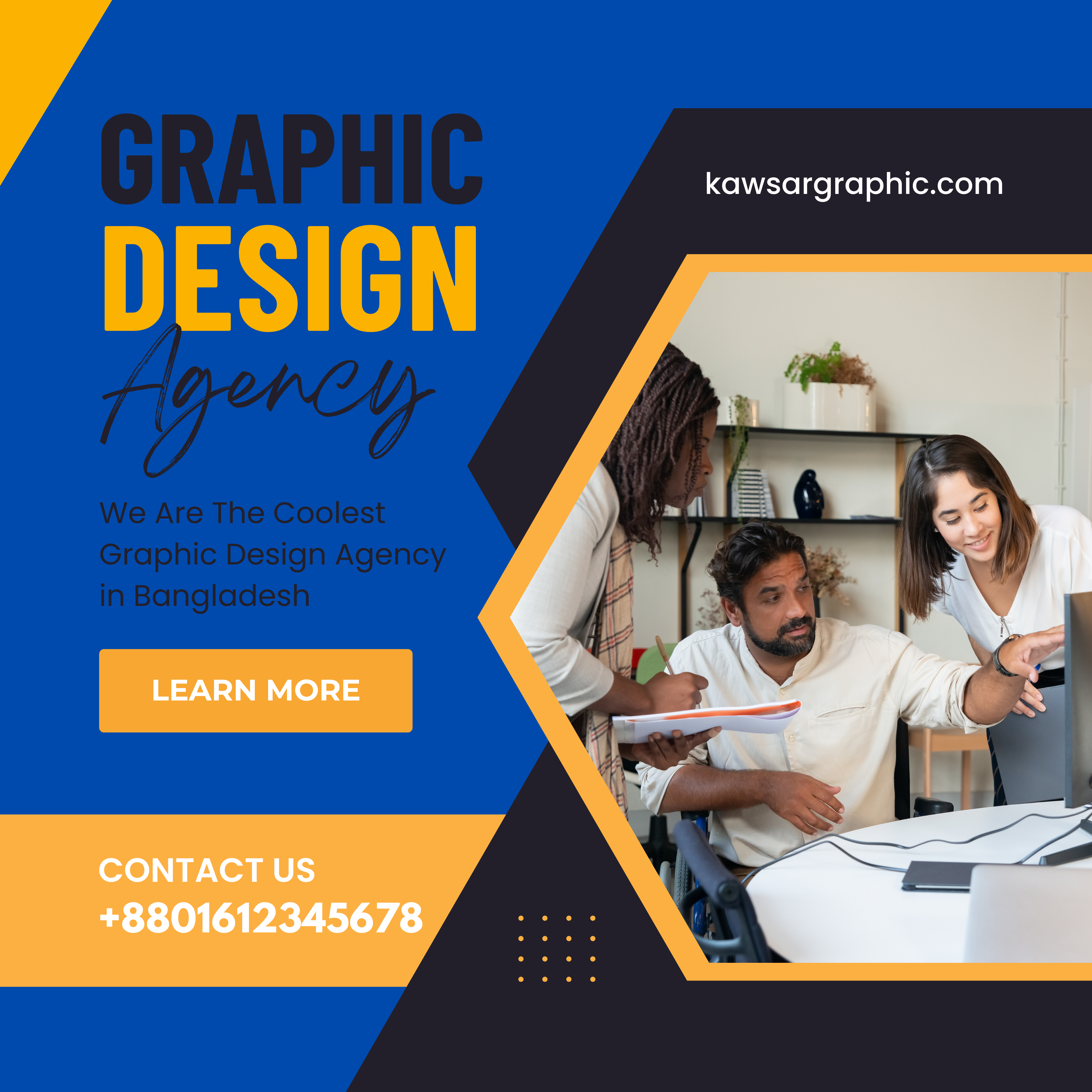 Logo design, 3D logo, Business card design, Poster design