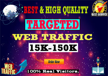 I will Give 15K-150k Organic Targeted web traffic, beast Google Ranking