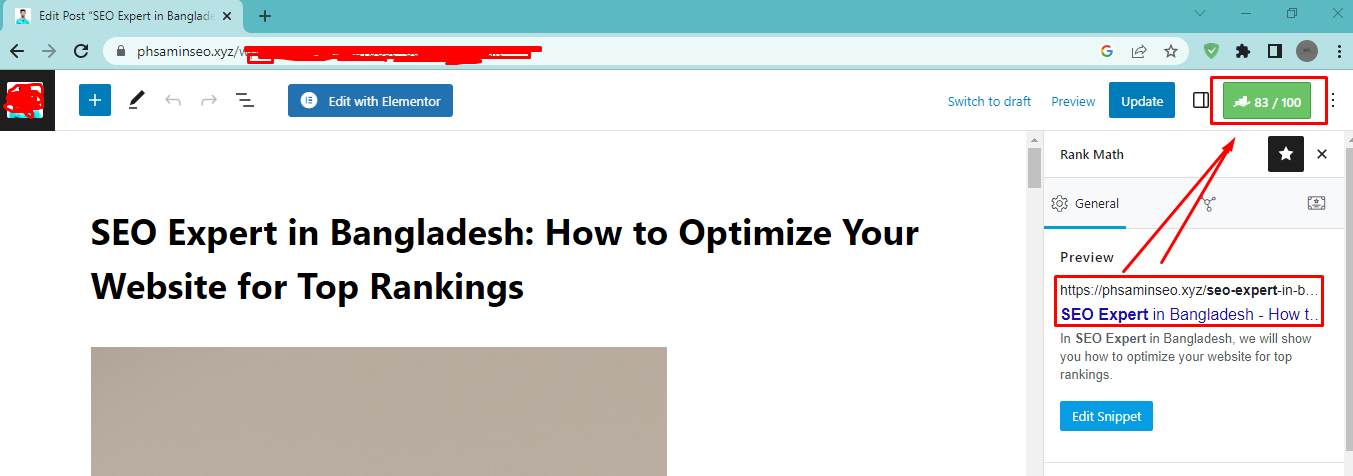 I'll use rank math to perform on-page SEO for WordPress.