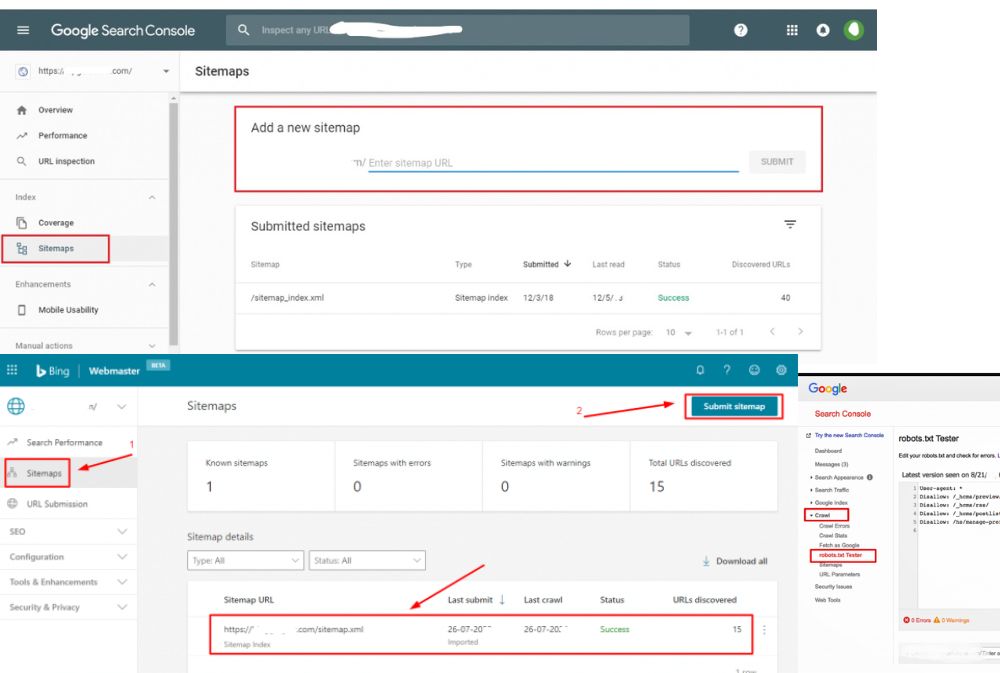 I will implement an ideal XML sitemap and robots txt for your website