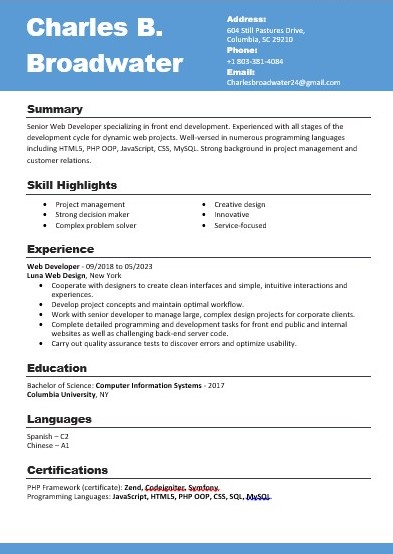 I will create or rewrite your professional Resume/CV