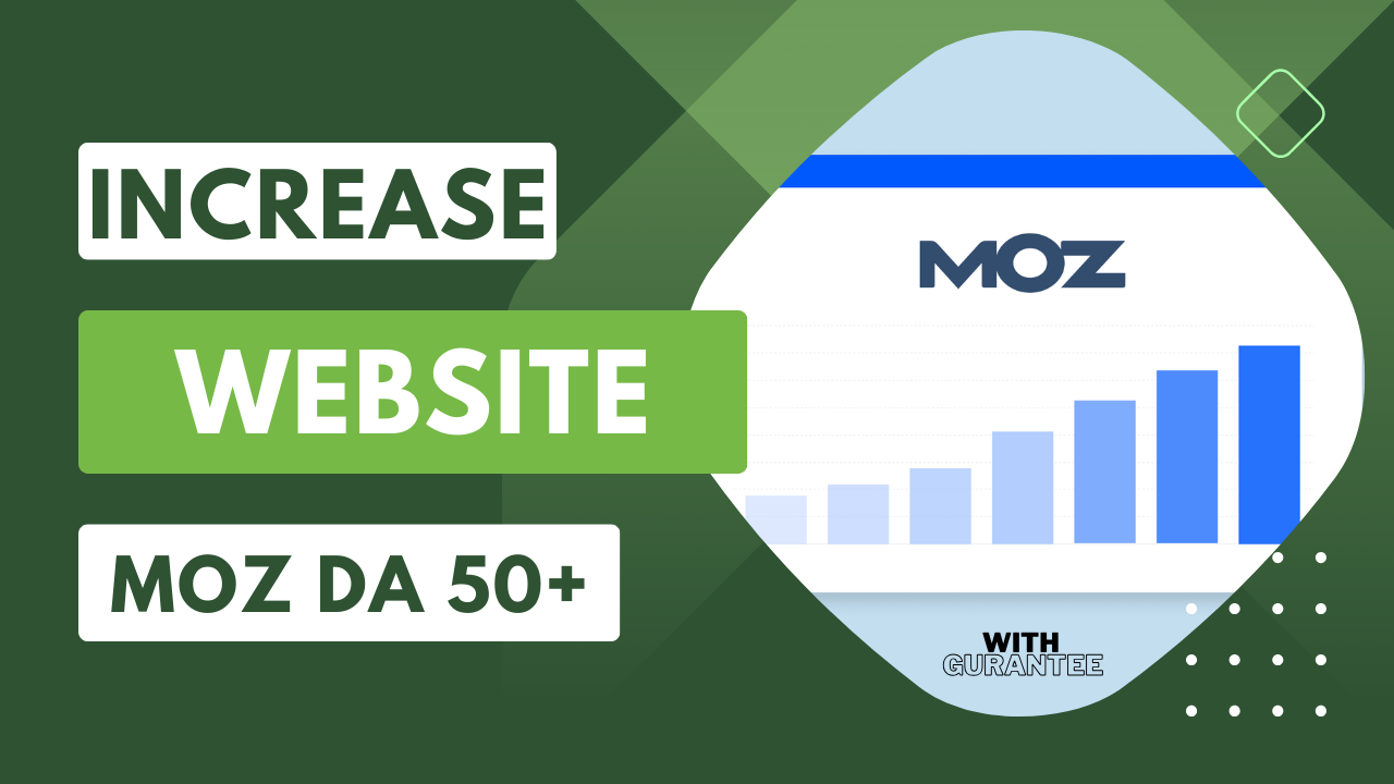 I'll raise the domain authority and moz rating. DA pl...