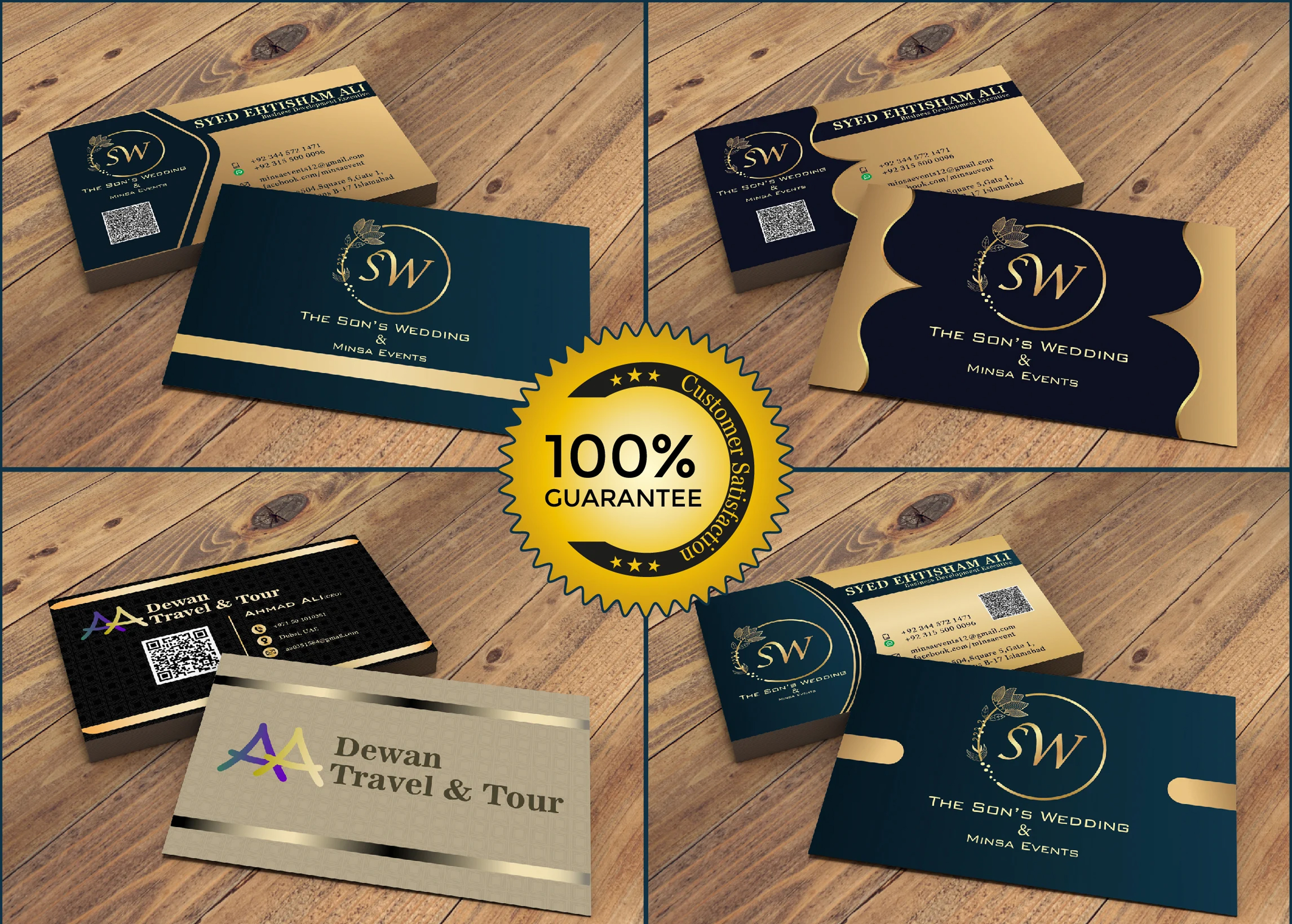 I will design creative and luxury business card for you