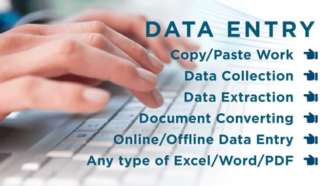 Data entry with accuracy and perfection 