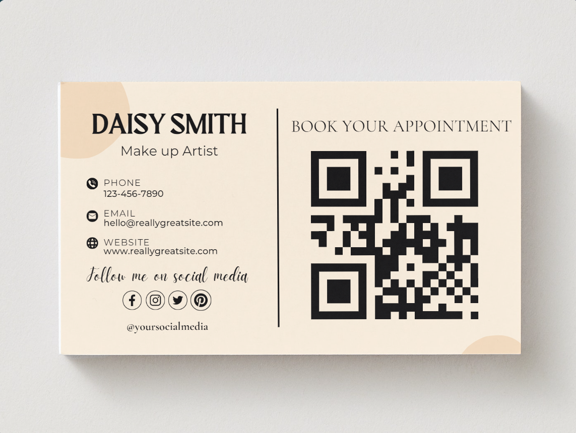 Design professional, minimalistic, interactive, digital business card