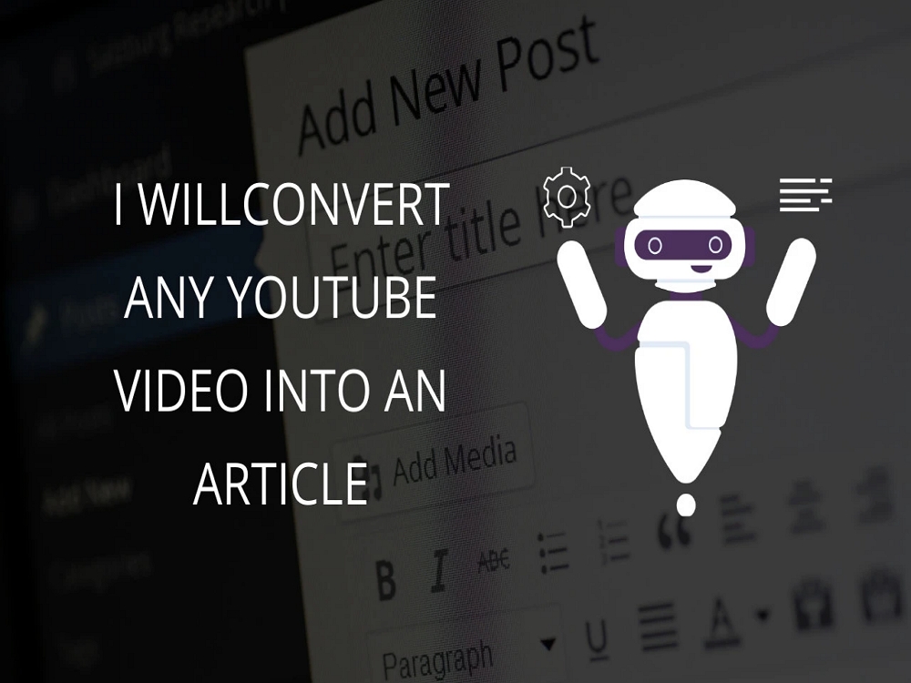 Convert Any YouTube Videos To Blog Post And Unique Articles