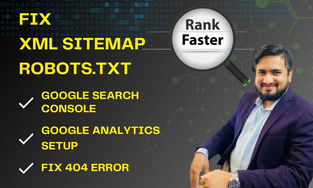 I will create optimize xml sitemap robots txt and fix indexing errors for your WordPress website