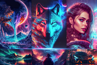 I will create ai concept art using midjourney