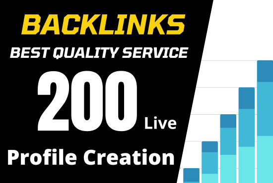 I will Create High Authority 200 profile backlinks