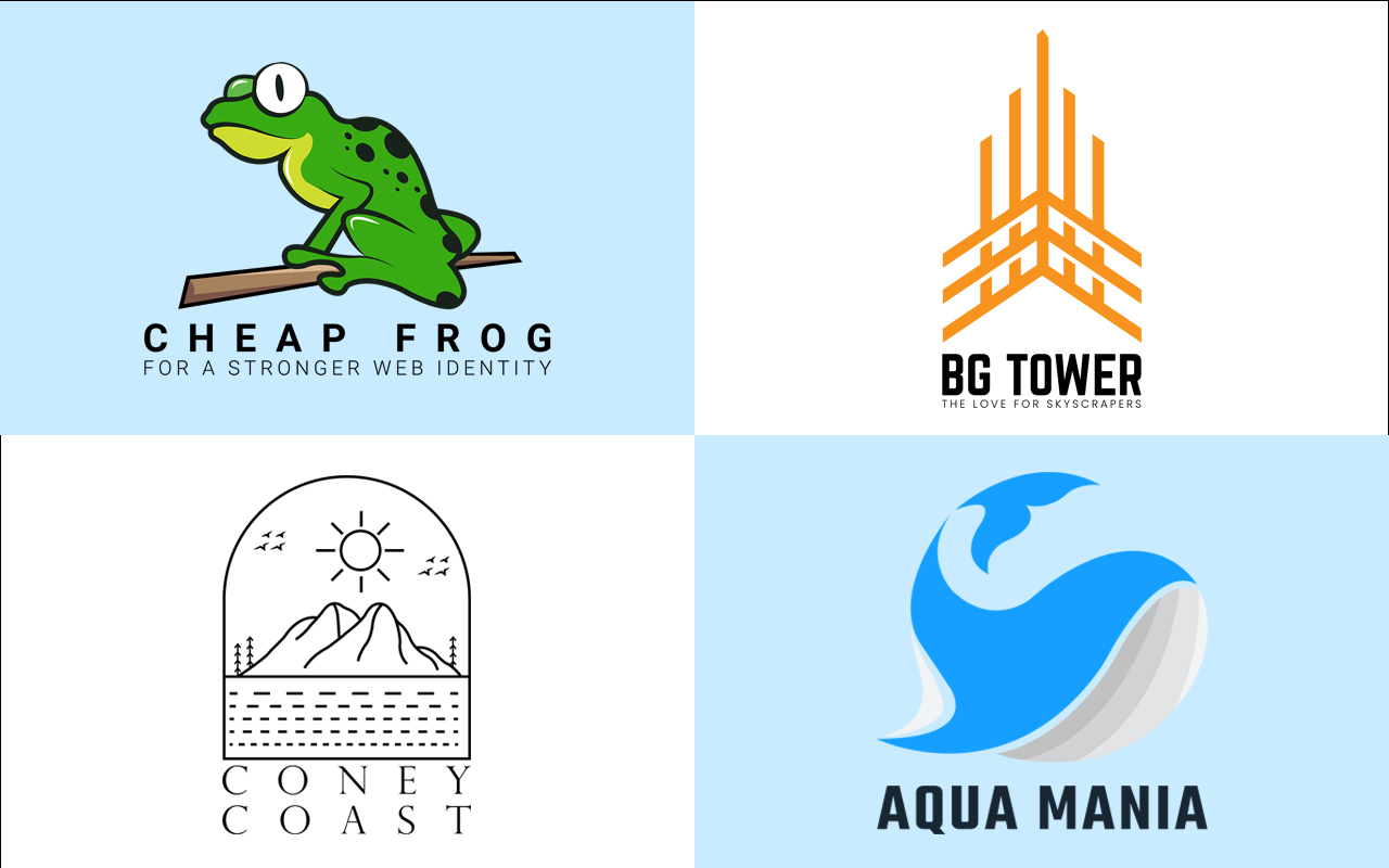 I will design 2 stunning logo concepts with copyrights