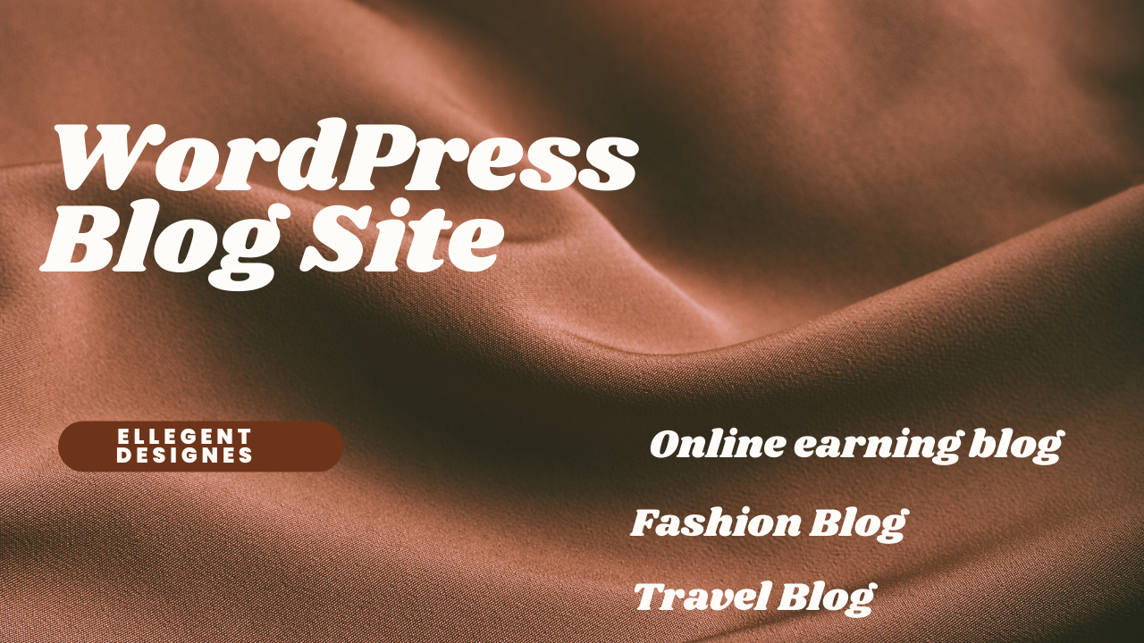 Professional WordPress blog site development