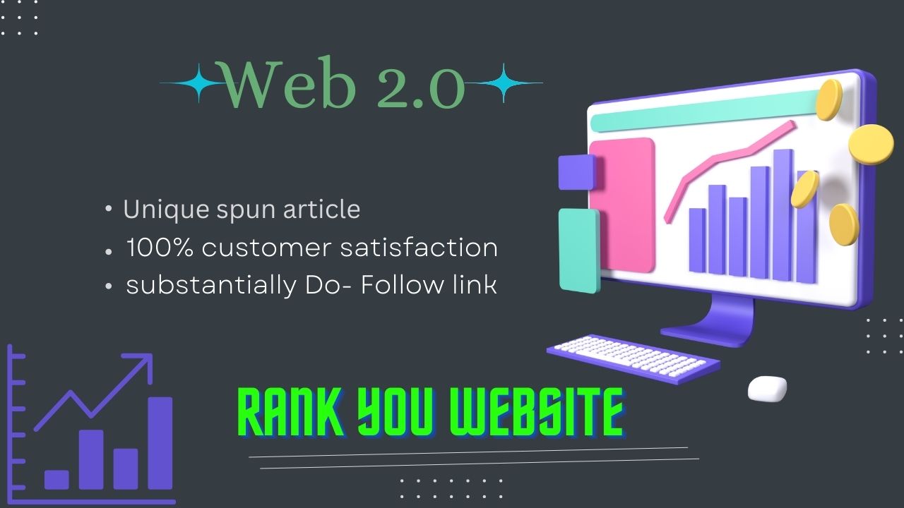 I'll Make 30 Web2.0 Backlinks High Quality Seo Services