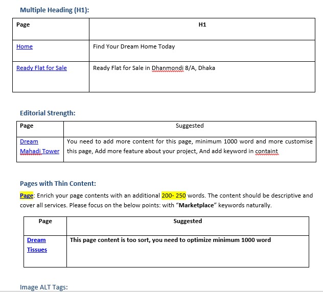 find your website ranking issues with website audit 