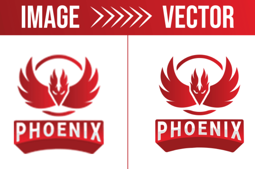 I will vector tracing, trace, redraw, convert logo to vector quickly