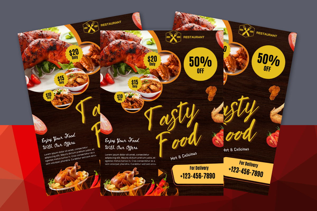 I will do design your flyer, leaflet, poster, advertisement