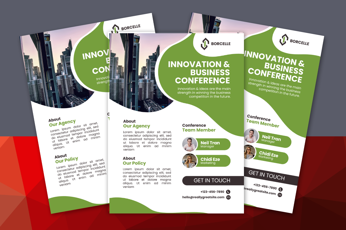 I will do design your flyer, leaflet, poster, advertisement