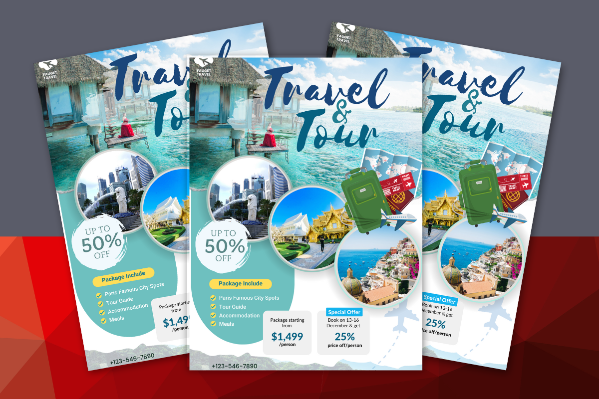 I will do design your flyer, leaflet, poster, advertisement