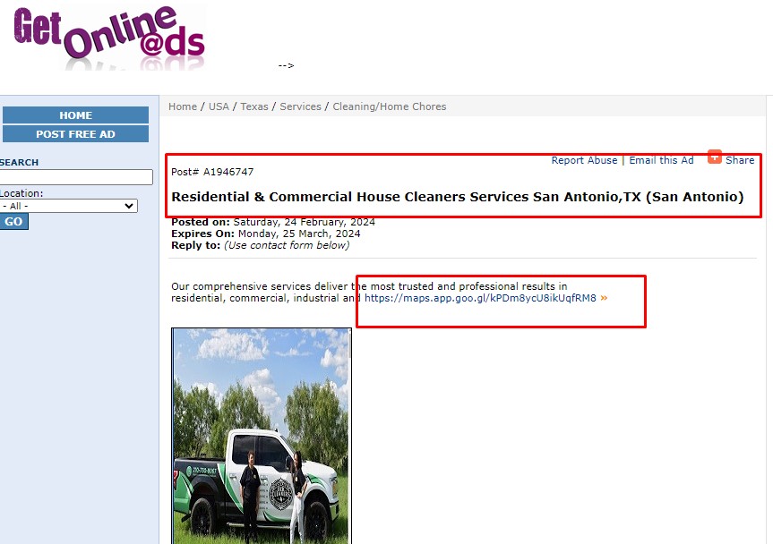 120 classified ads posting High authority and manually Dofollow Backlink