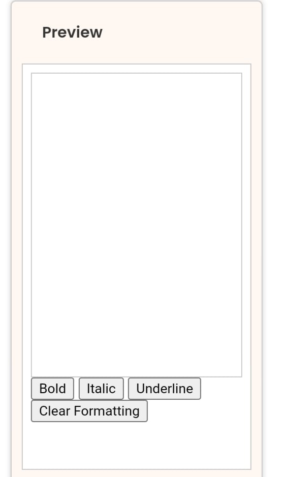 Fastest Text editor script in Html