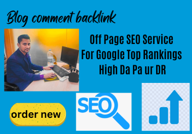 I will do off page SEO service for google top ranking...