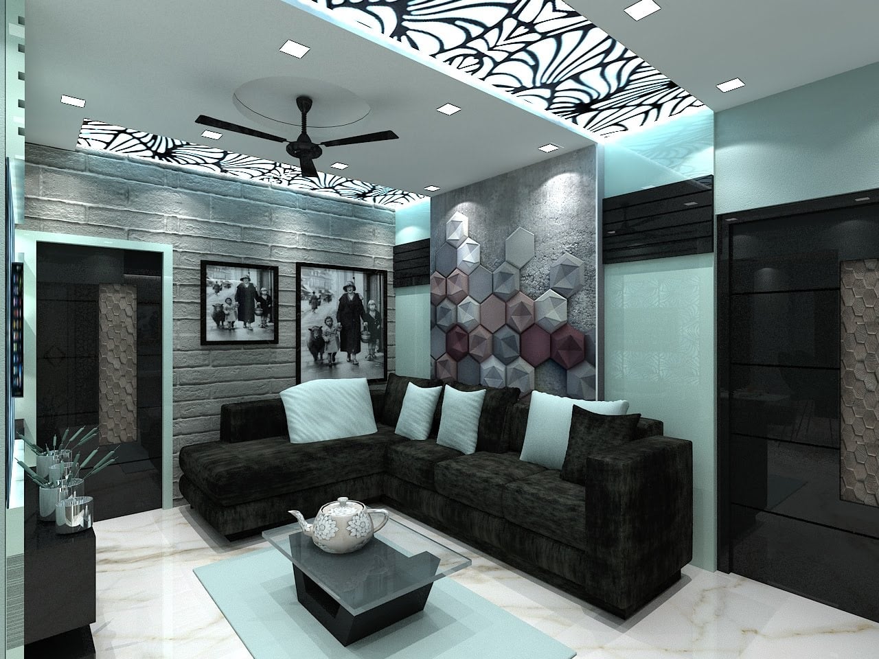 I will do 3d interior design and 2d interior design