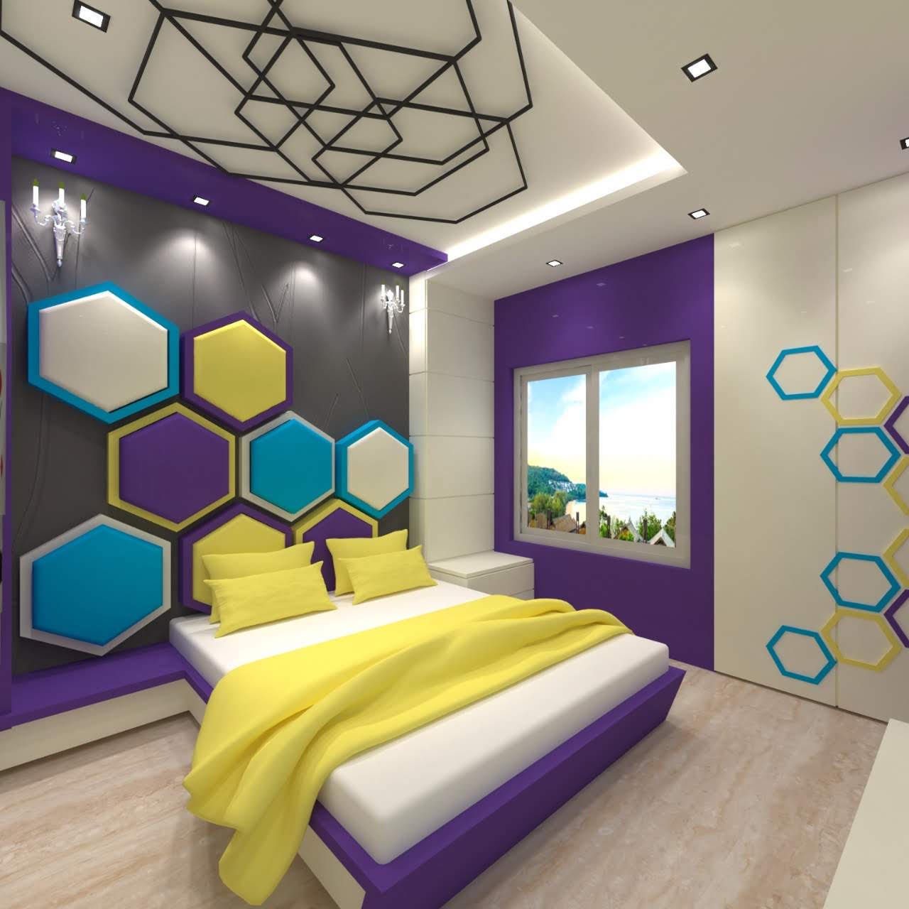 I will do 3d interior design and 2d interior design