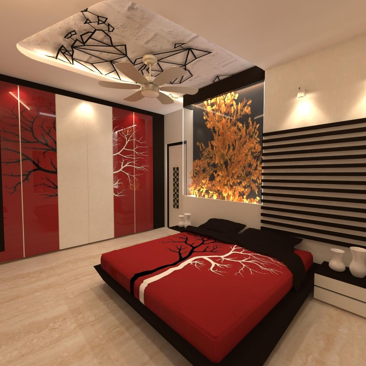 I will do 3d interior design and 2d interior design
