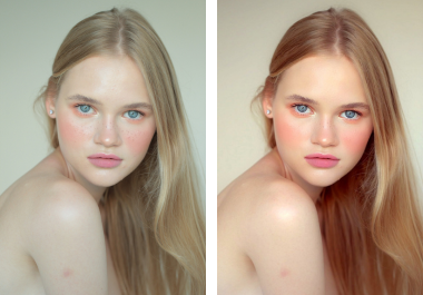 I will do high-end portrait retouching, photo editing, with fast turnaround time