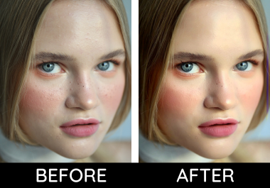 I will do high-end portrait retouching, photo editing, with fast turnaround time