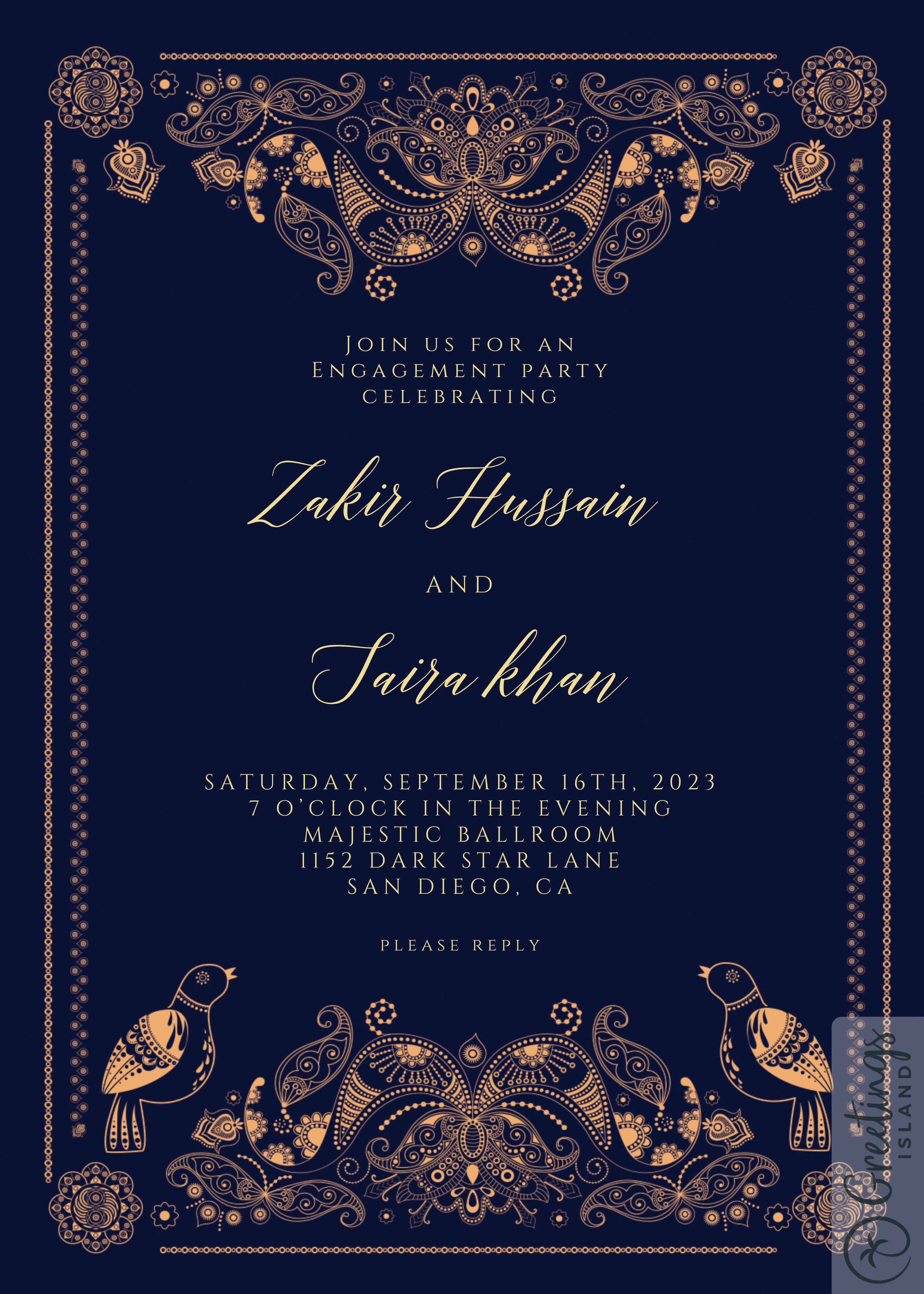 I will create an amazing wedding invitation