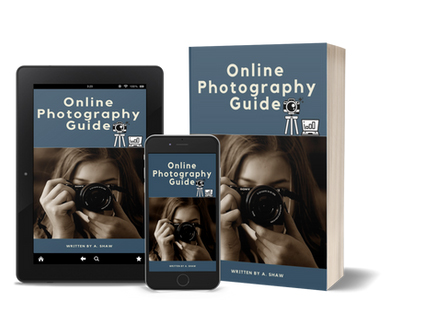 Online photography ultimate guide to become a professional photographer with reselling rights