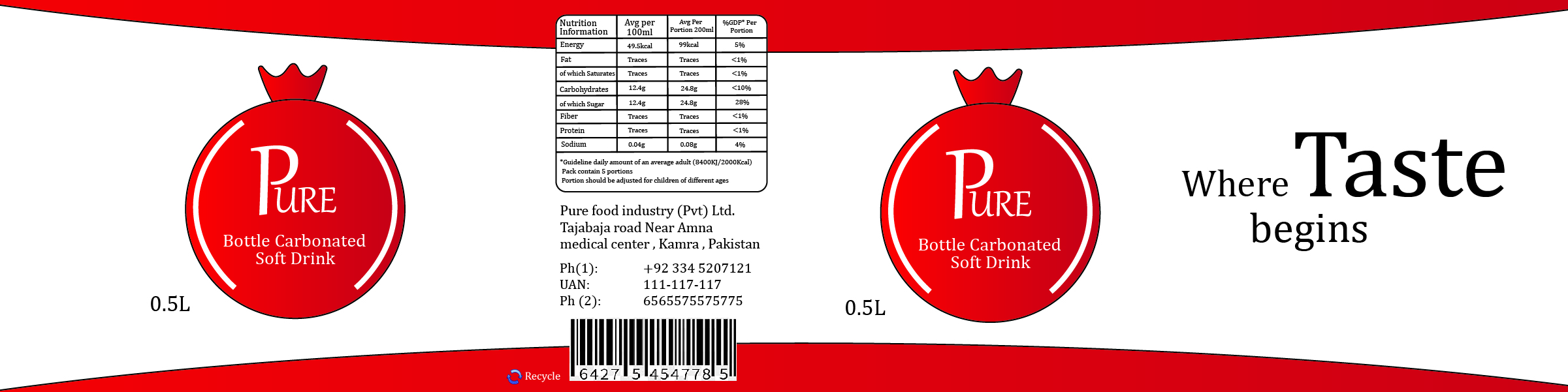 I will design your product label for you within 24 hours