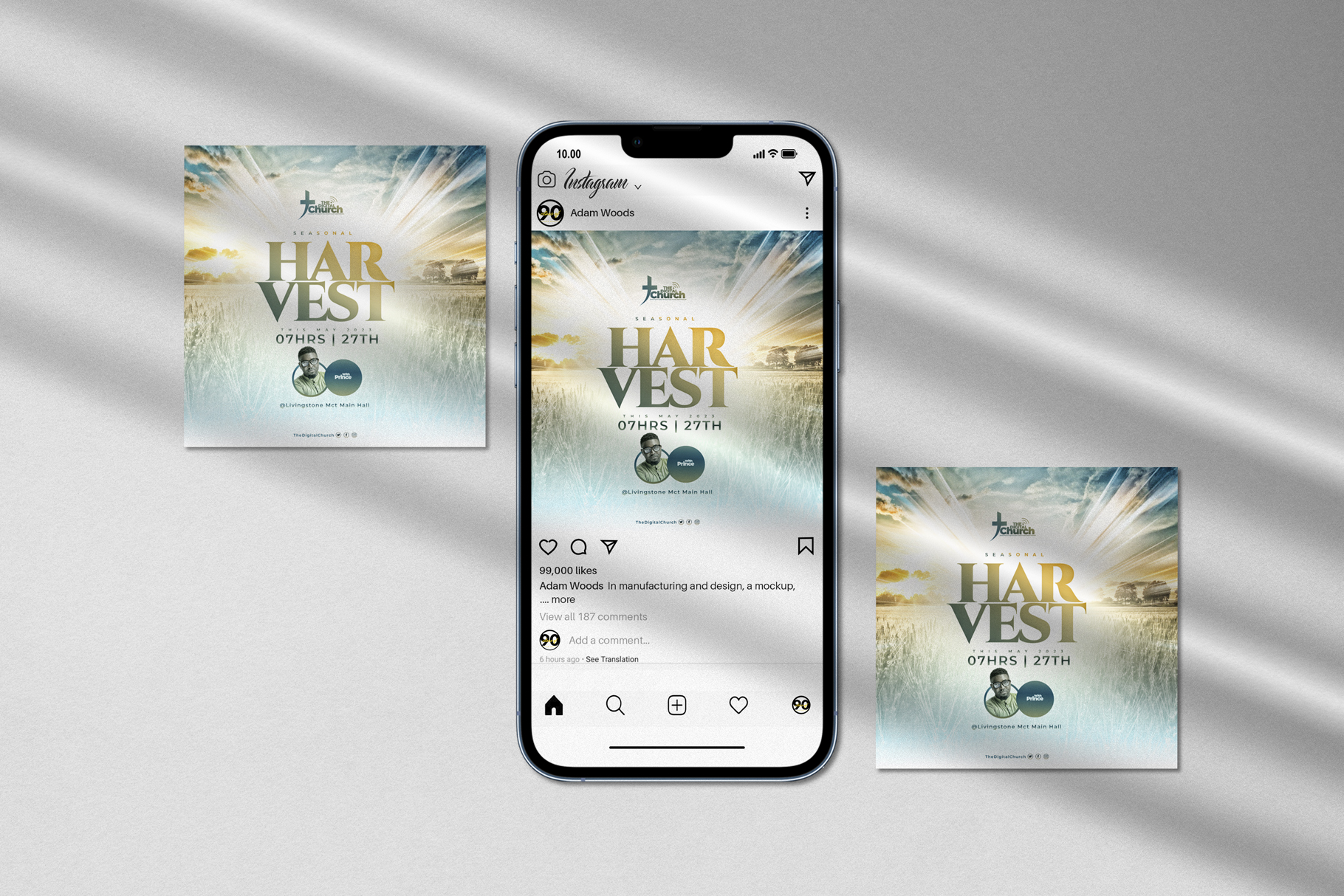 Customizable Church flyer template