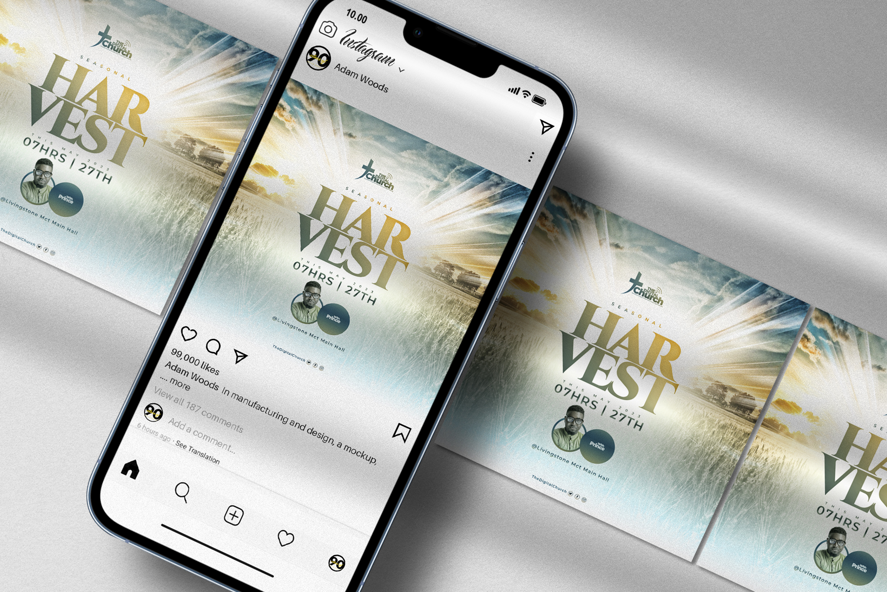 Customizable Church flyer template