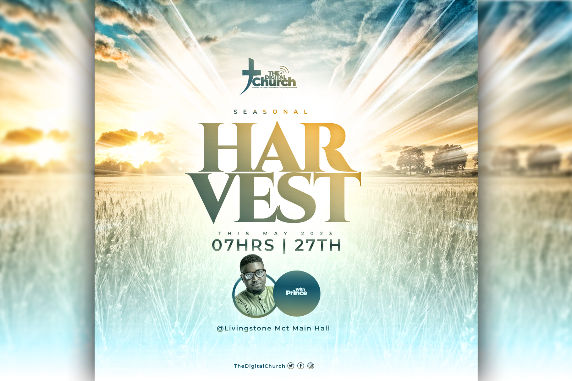 Customizable Church flyer template