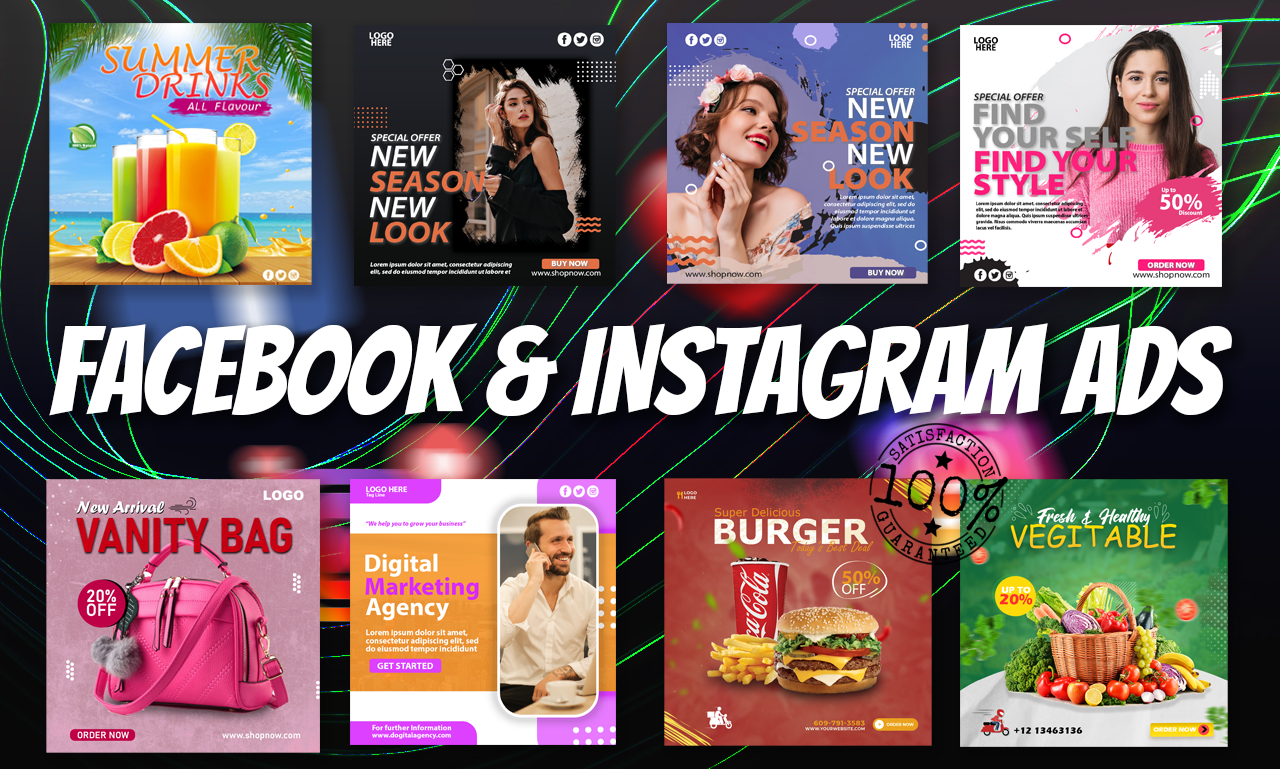 I will design editable canva templates & social Ads post design for an attractive feed