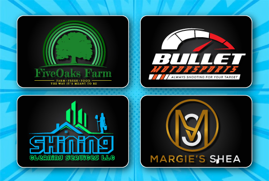 I will do 4 minimalist logo design