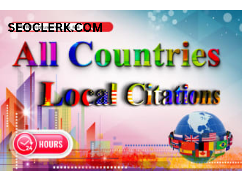 Top 75+ USA, UK,CANADA,AUSTRALIA and other country citations OR submission for local SEO,website SEO