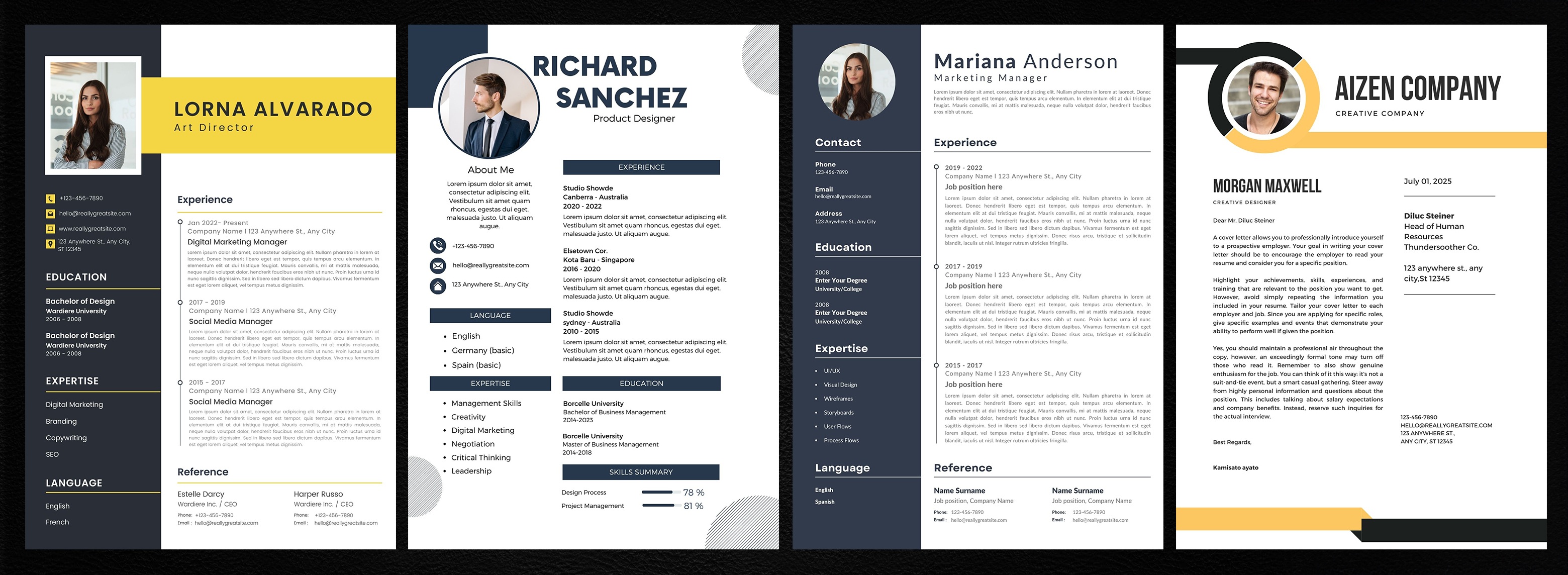 I will design professional attractive resume, CV, cover letter, write, within few hours
