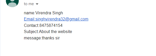 Contact us Form Responsive Page in Web Development 