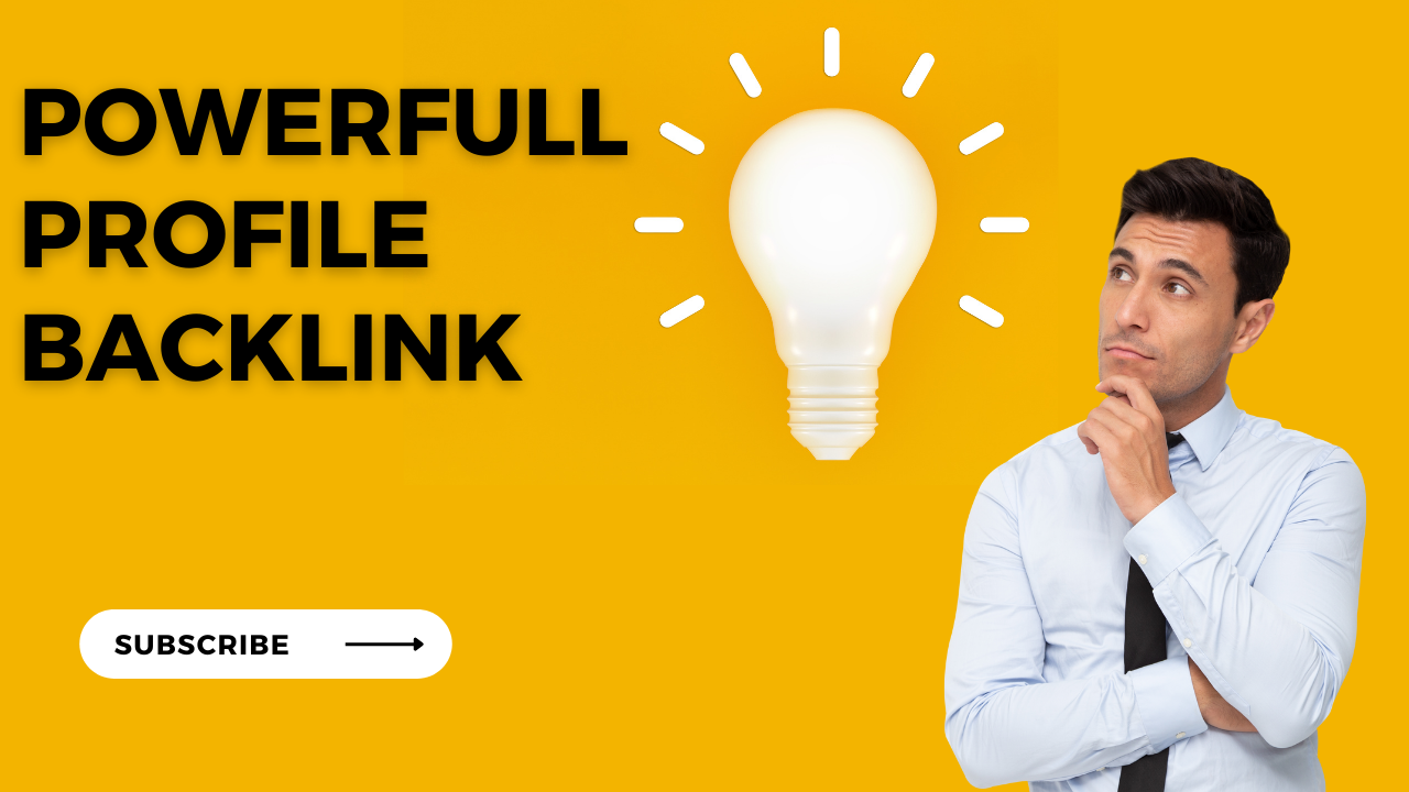 generate high quality profile backlinks 