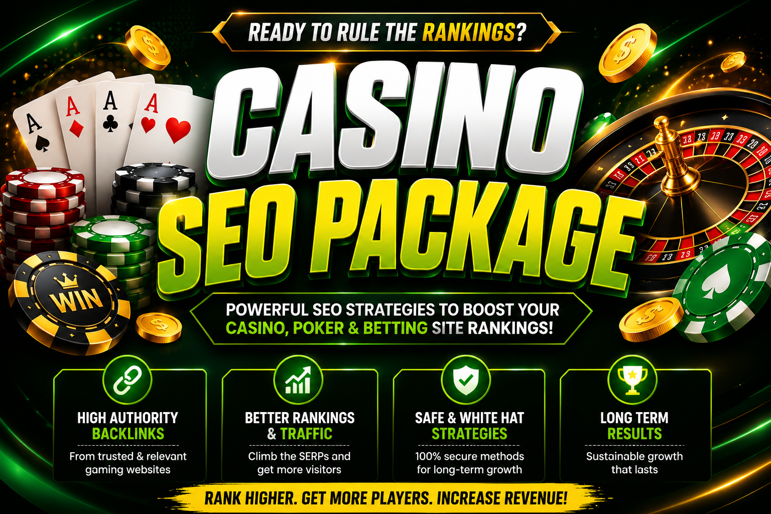 Casino SEO Package 3000+ Backlinks Gambling, Slot Websites 