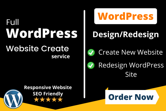 I will develop professional responsive wordpress website design