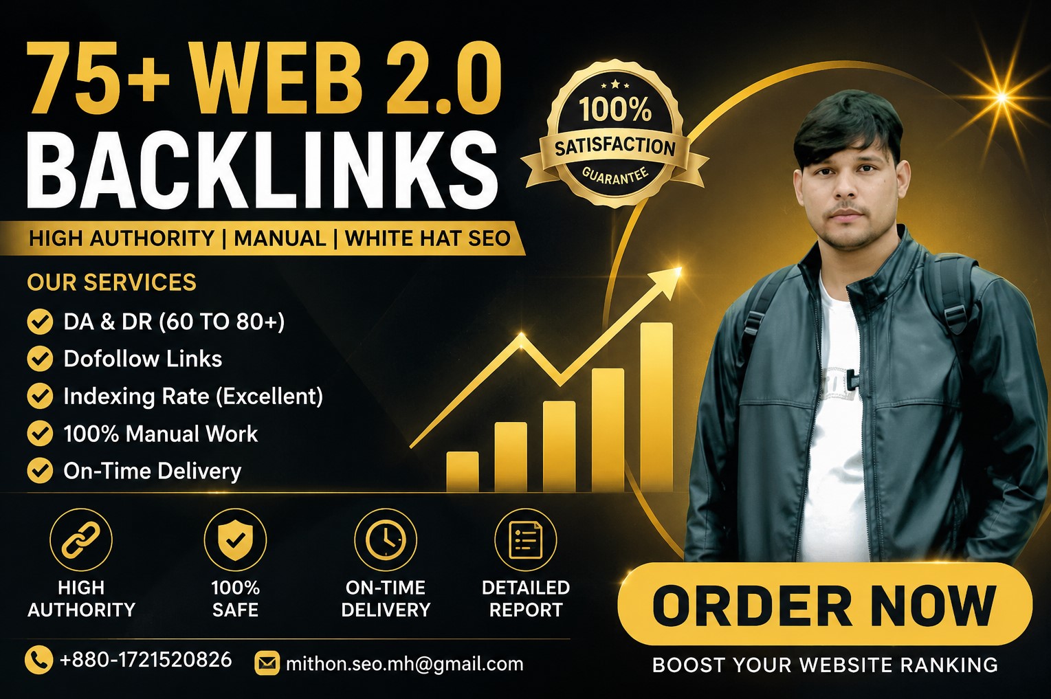 We use the most recent Google strategy and changes to build Web 2.0 SEO backlinks for your website's