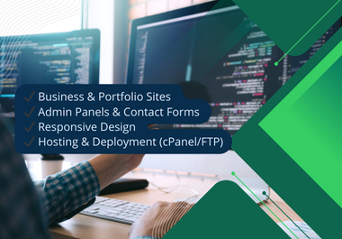 Responsive Website Development with HTML, CSS, JS, PHP & MySQL